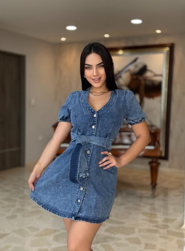 Vestido denim frost