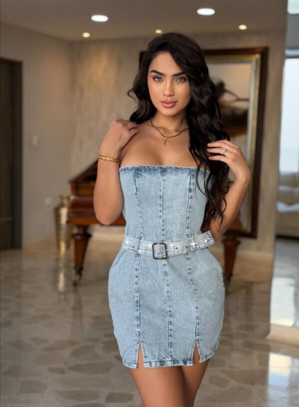 VESTIDO CON CORREA FROST